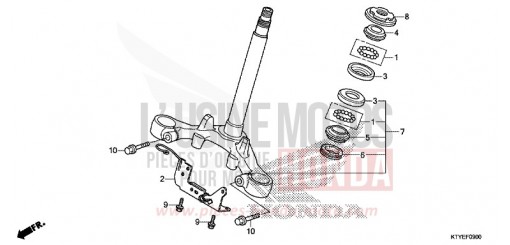 STEERING STEM CBR125RTF de 2015